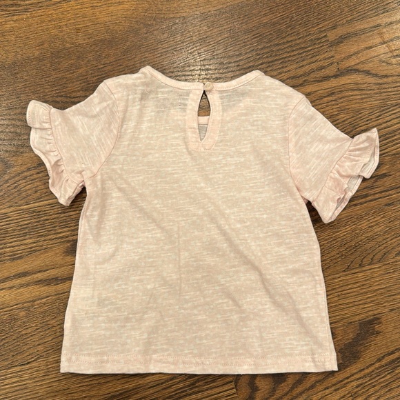 7 for all mankind toddler girl shortalls with pink shirt - Picture 5 of 11